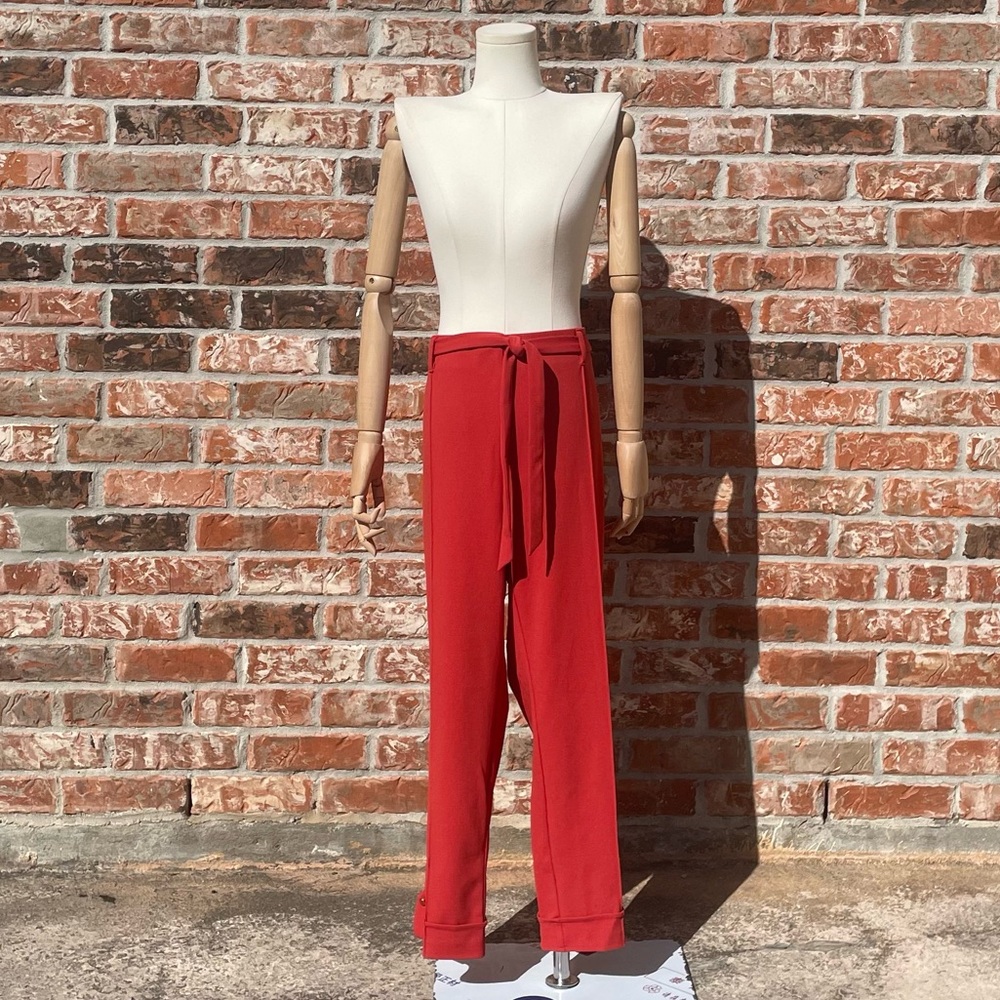 NYCC red pleated plus size dress pants / 16 / Excellent condition - Picture 7 of 13